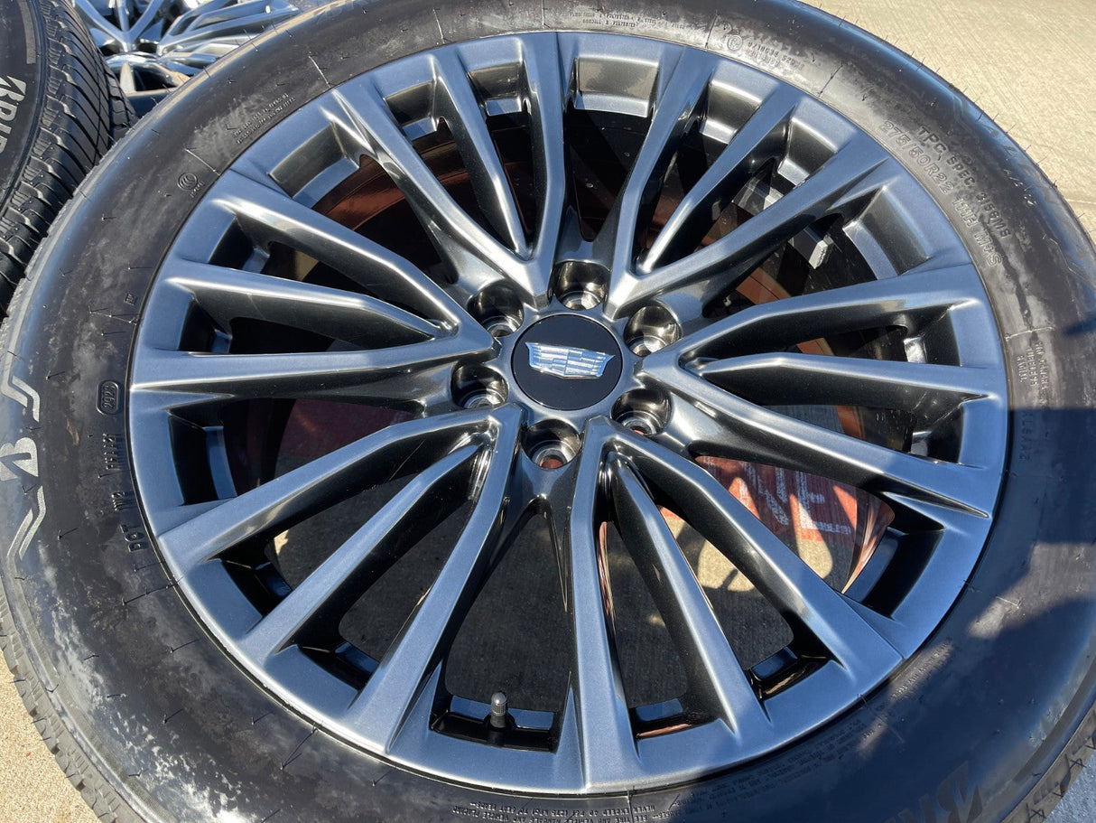 22" Cadillac Escalade V Platinum OEM 4883 95479 wheels rims 2023 2024 2025 2026 Texas Truck Tire