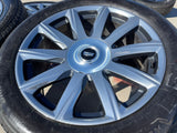22" Cadillac Escalade Platinum OEM ORIGINAL 95078 wheels rims BRIDGESTONE NEW Texas Truck Tire