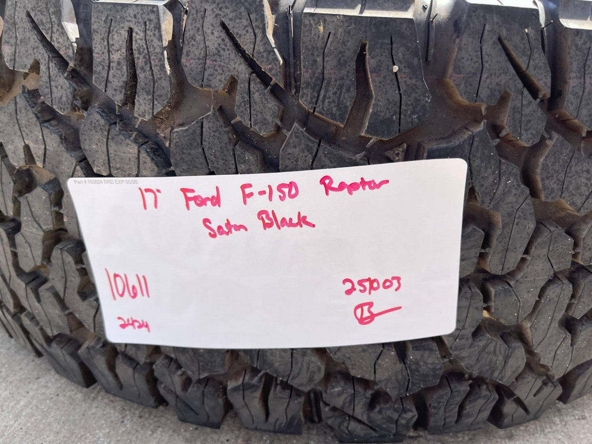 17" Ford F-150 Raptor OEM 10611 rims wheels Bronco 2024 2025 2026 NEW BFG Texas Truck Tire