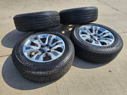 20" Dodge Ram 1500 OEM Laramie Long Horn 2678 2682 wheels rims 2024 2025 NEW Texas Truck Tire