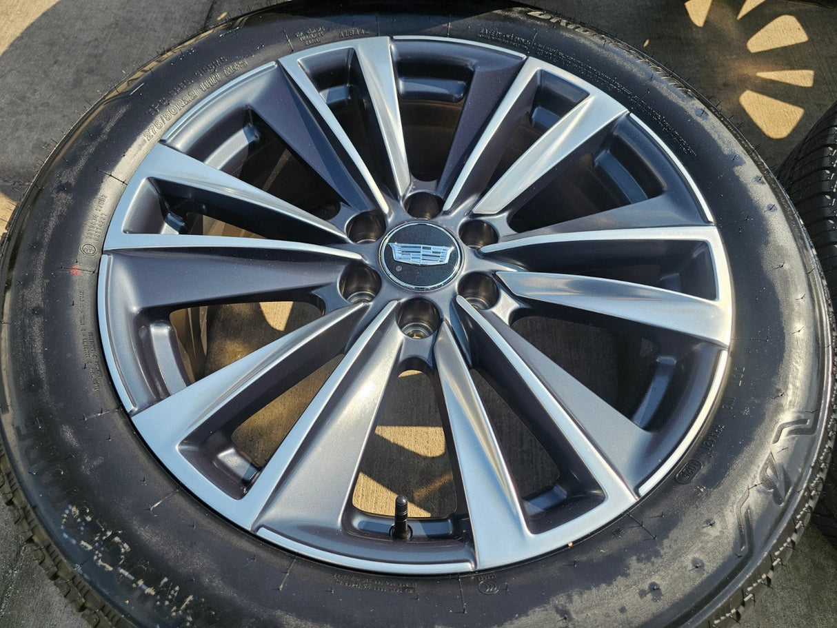 22" Cadillac Escalade Platinum OEM wheels rims tires 2024 2025 2026 NEW Texas Truck Tire