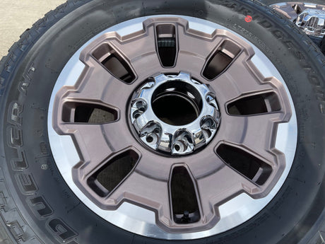 20" Ford F-250 F-350 OEM 10487 LIMITED KING RANCH tan wheels rims 2025 2026 NEW Texas Truck Tire