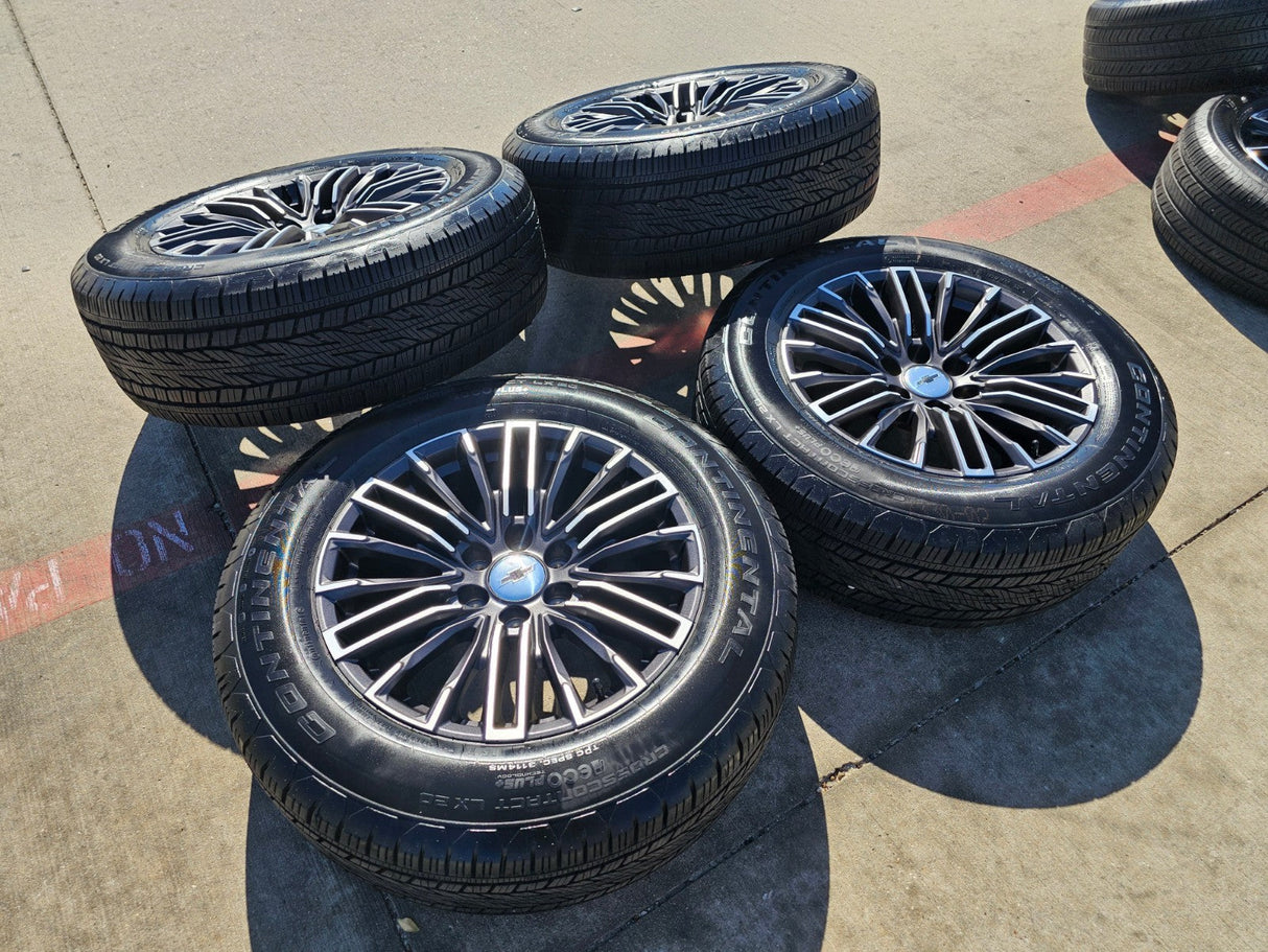 20" Chevy Silverado Tahoe GMC Sierra Yukon OEM wheels rims 2025 2026 NEW Texas Truck Tire