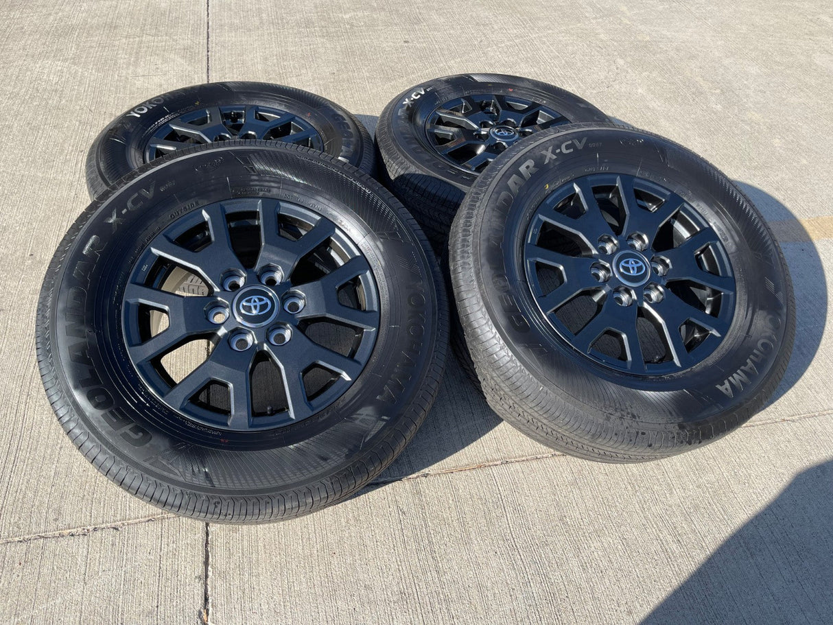 17" Toyota 4Runner Tacoma TRD OEM 94254 10637 wheels rims 2024 2025 2026 NEW Texas Truck Tire