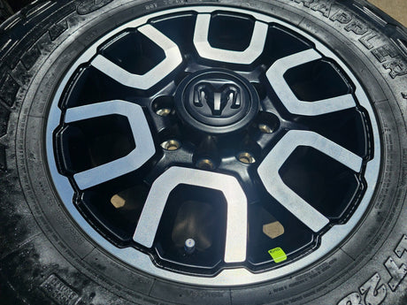 18" Ram 2500 3500 LARAMIE OEM wheels rims 2694 tires 35" NITRO Texas Truck Tire