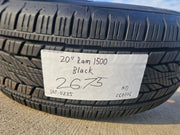 20" Ram 1500 OEM LIMITED Laramie wheels rims black 2675 2722 CONTINENTAL Texas Truck Tire