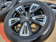 22" Chevy Tahoe RST OEM wheels rims 96951 Silverado Suburban tires Texas Truck Tire