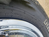 17" Dodge Ram 3500 Dually 8x200 wheels rims 2703 2704 OEM A/T tires Texas Truck Tire