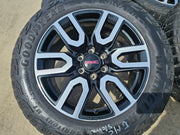 20" GMC Sierra Yukon AT4X Silverado OEM 5914 wheels rims TERRITORY M/T Texas Truck Tire