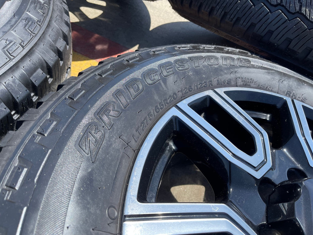 20" GMC Sierra AT4 2500 3500 OEM wheels rims 5950 Silverado 2023 2024 2025 2026 Texas Truck Tire
