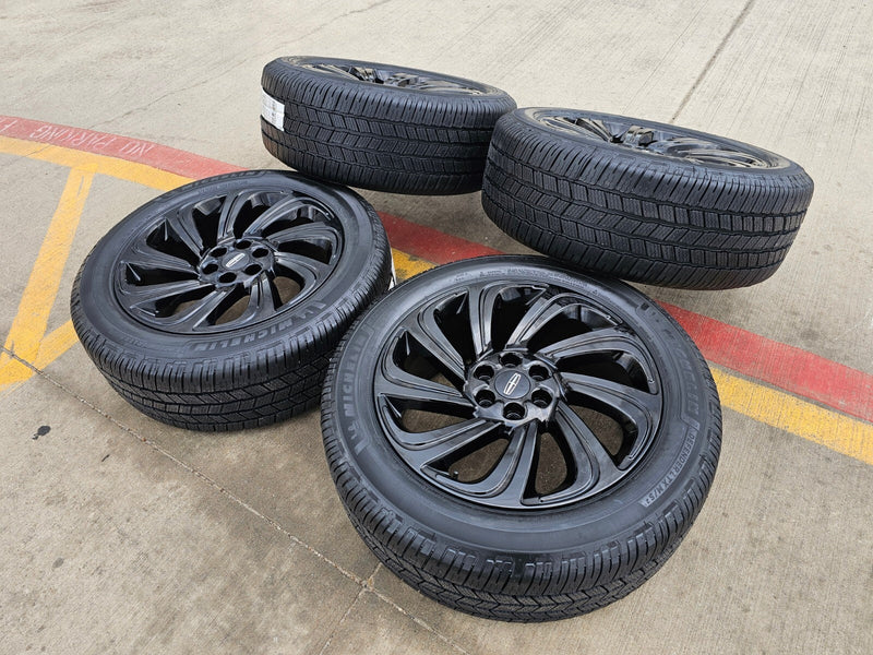 22" Lincoln Navigator OEM rims wheels 10497 Black Label MICHELIN NEW Texas Truck Tire