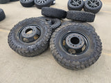 17" Dodge Ram 3500 Dually Laramie 8x200 wheels rims 2703 2704 OEM TOYO M/T 33" Texas Truck Tire