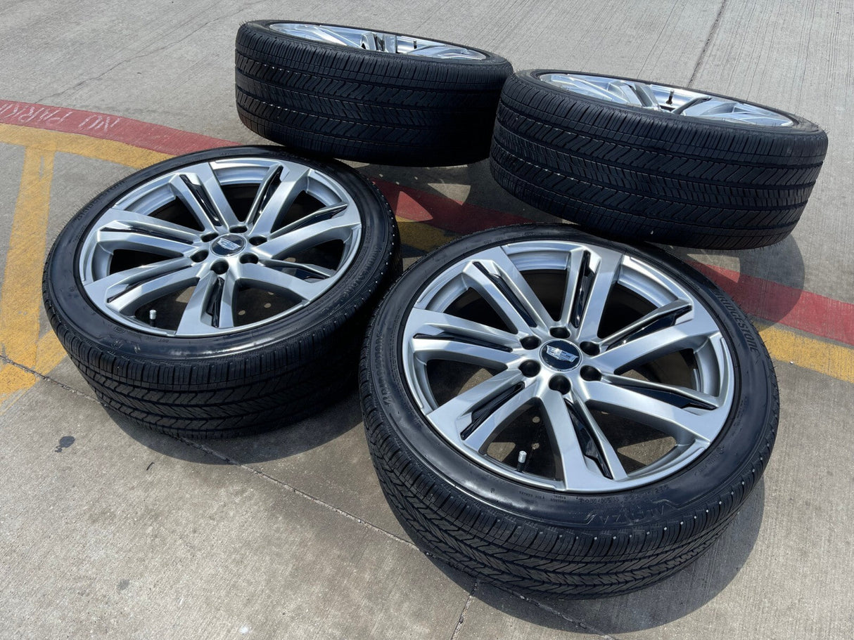 24" Cadillac Escalade V OEM wheels rims tires 2022 2023 2024 2025 2026 NEW Texas Truck Tire
