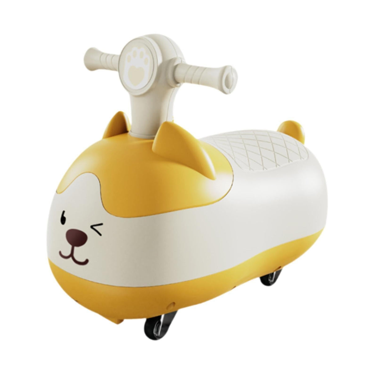 Silent Wiggle Car Kids Scooter Outdoor Ride-On Toy for Boys and Girls