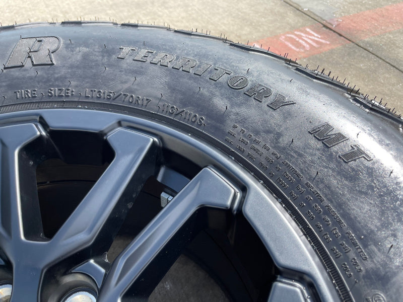 (5) 17" Ford F-150 Raptor OEM 10611 rims wheels Bronco tires GOODYEAR 35" Texas Truck Tire