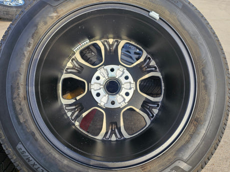 20" Dodge Ram 1500 OEM Laramie Black 2680 wheels rims 2024 2025 2026 MICHELIN Texas Truck Tire
