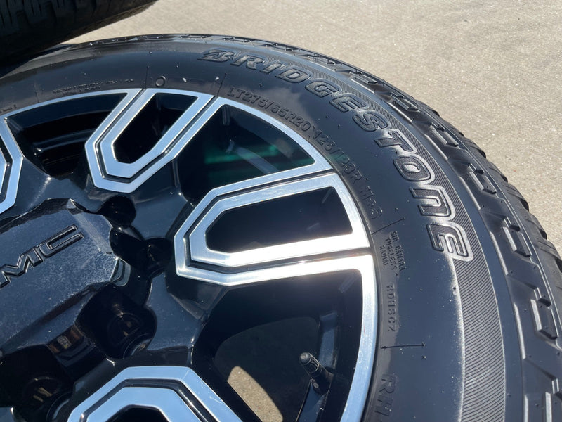 20" GMC Sierra AT4 2500 3500 OEM wheels rims 5950 Silverado 2021 2023 2024 2025 Texas Truck Tire