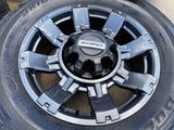 20" Ford F-250 F-350 OEM gray Lariat 10485 10296 wheels rims tires Texas Truck Tire