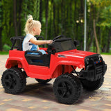 12V Kids Ride On Car Truck with Music, 3 Speeds, and Remote Control - Perfect Gift for Boys and Girls