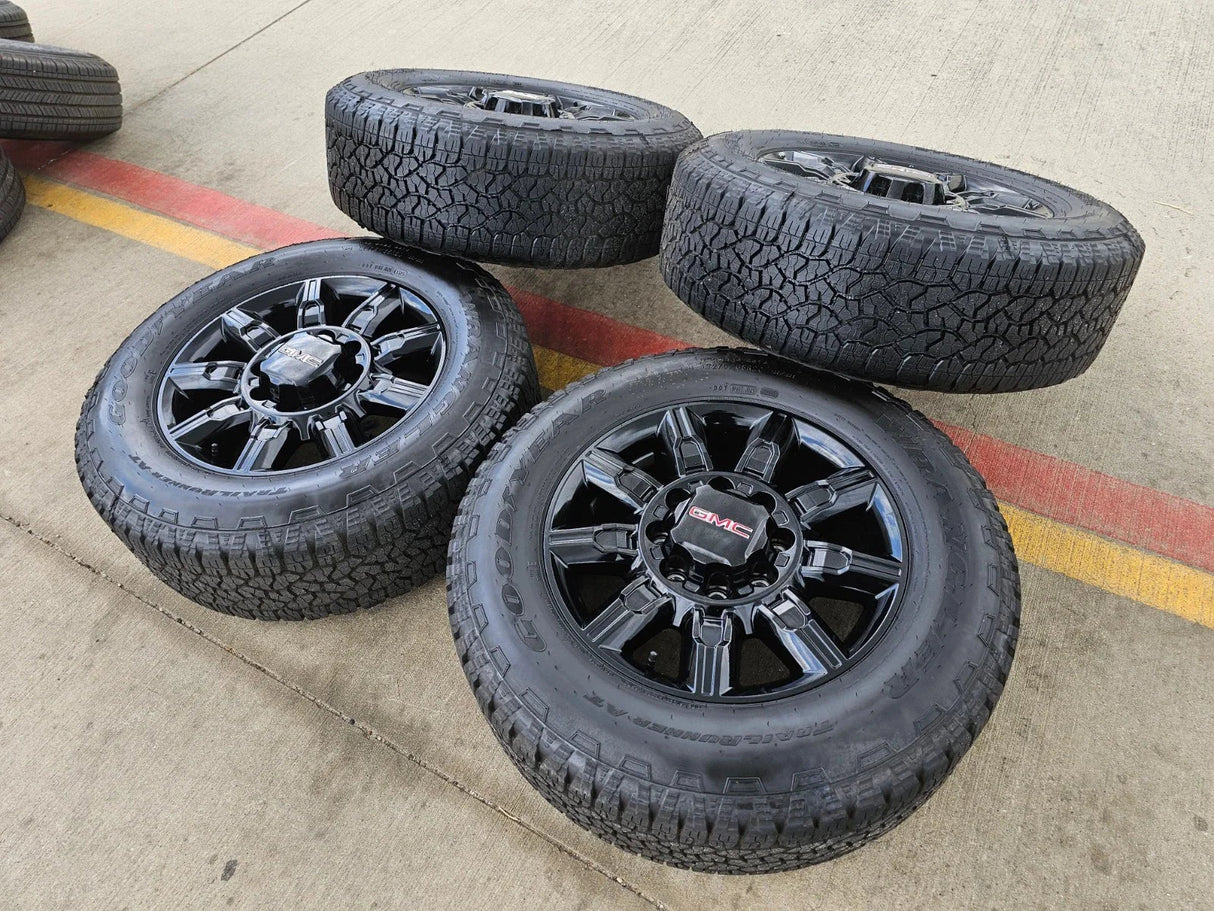 20" GMC Sierra DENALI 2500 3500 OEM 14137 5963 wheels rims Silverado 2025 NEW Texas Truck Tire