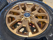 20" Toyota Tundra TSS TRD OEM rims 95359 75277 Sequoia bronze 2024 2025 2026 NEW Texas Truck Tire