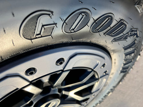 17" Ford Ranger Raptor Beadlock wheels rims Bronco 2024 2025 2026 NEW GOODYEAR Texas Truck Tire