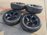 20" Ram 1500 OEM LIMITED Laramie wheels rims black 2675 2722 CONTINENTAL Texas Truck Tire