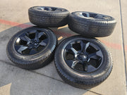 20" Ram 1500 OEM LIMITED Laramie wheels rims black 2675 2722 CONTINENTAL Texas Truck Tire