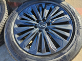 22" Infiniti QX80 QX56 Nissan Titan Armada OEM 94236 wheels rims 2025 2026 NEW Texas Truck Tire