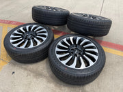 22" Lincoln Navigator OEM rims wheels 10499 95383 Black Label 2024 2025 2026 Texas Truck Tire