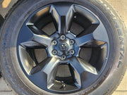 20" Ram 1500 OEM LIMITED Laramie wheels rims black 2675 2722 CONTINENTAL Texas Truck Tire