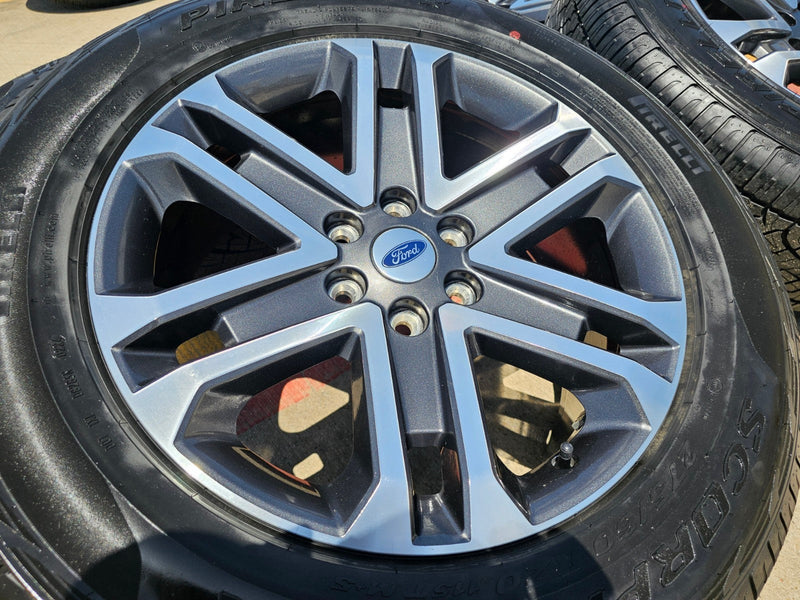 20" Ford F-150 OEM rims wheels 10345 95025 Expedition 2022 2023 2024 2025 Texas Truck Tire