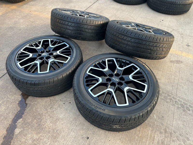 21" Chevy Blazer RS 2022 2023 GMC Acadia OEM 95471 Wheels ONLY rims Traverse NEW Texas Truck Tire