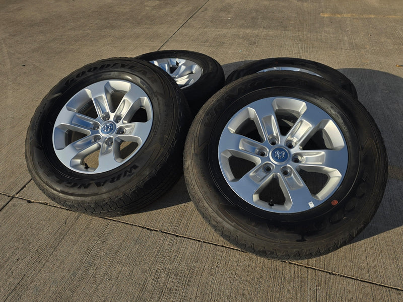 18" Dodge Ram 1500 OEM wheels rims 2672 tires GOODYEAR Texas Truck Tire