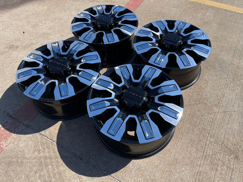 20" Chevy Silverado ULTIMATE 2500 3500 OEM 5958 14138 wheels rims 2025 2026 NEW Texas Truck Tire