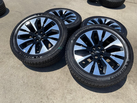 22" Ford F-150 LIMITED Plus OEM 94223 rims wheels Expedition MICHELIN 2026 NEW Texas Truck Tire
