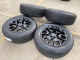 20" Nissan Titan PRO-4X Armada OEM wheels rims tires 2024 2025 2026 NEW Texas Truck Tire