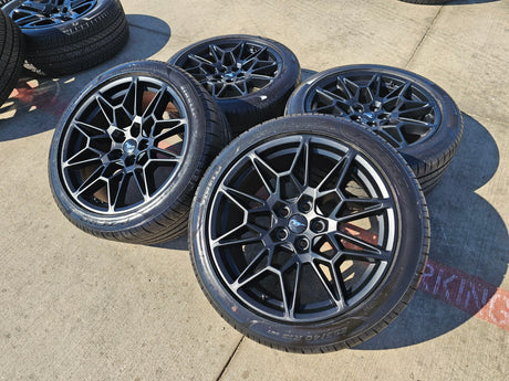 19" Ford Mustang GT Track Pack OEM 10600 10603 wheels rims 2025 2026 NEW Texas Truck Tire