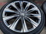 24" Cadillac Escalade PLATINUM OEM wheels rims V 2023 2024 2025 2026 2027 NEW Texas Truck Tire