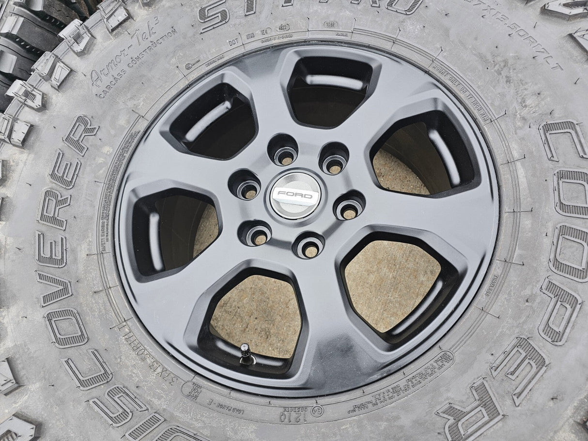17" Ford Bronco SASQUACH wheels rims 10384 OEM Ranger COOPER STT PRO 37" Texas Truck Tire