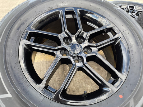 18" Ford Taurus Explorer OEM 10698 rims wheels black 2023 2024 2025 2026 HANKOOK Texas Truck Tire