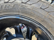 22x10 FUEL D775 Reaction Chevy Dodge Ram 2500 3500 wheels rims 37" 8x165 8x6.5 Texas Truck Tire