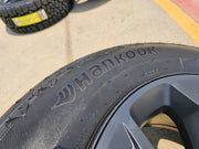 20" Dodge Ram 1500 OEM Laramie Black 2680 wheels rims tires HANKOOK A/T2 NEW Texas Truck Tire