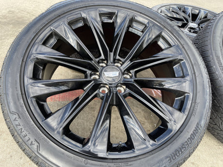 24" Cadillac Escalade V OEM ONYX wheels rims 2023 2024 2025 2026 BRIDGESTONE Texas Truck Tire