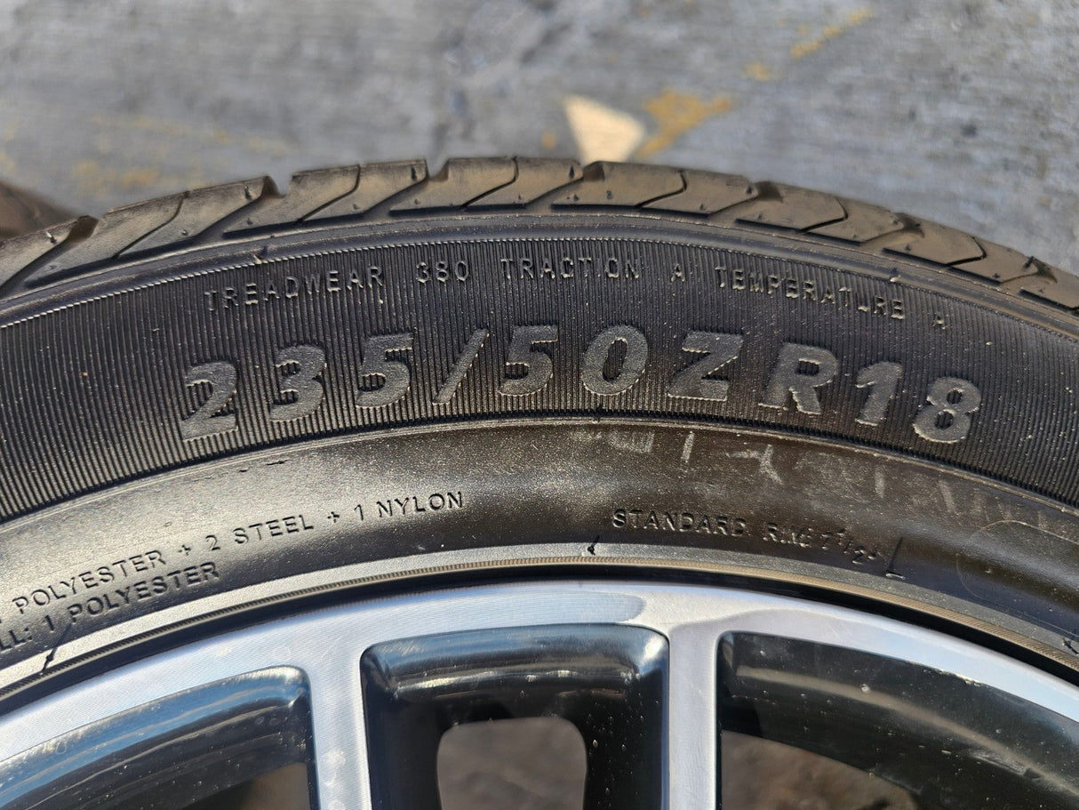 18" Ford Mustang GT OEM BLACK wheels rims 10157 tires 2022 2023 2024 2025 2026 Texas Truck Tire