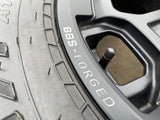 18" Toyota Tundra TRD BBS FORGED OEM black 95458 wheels rims Sequoia FALKEN A/T3 Texas Truck Tire
