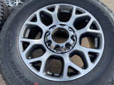 20" Ford F-250 F-350 OEM Lariat wheels rims 10292 tires BRIDGESTONE DUELER A/T Texas Truck Tire