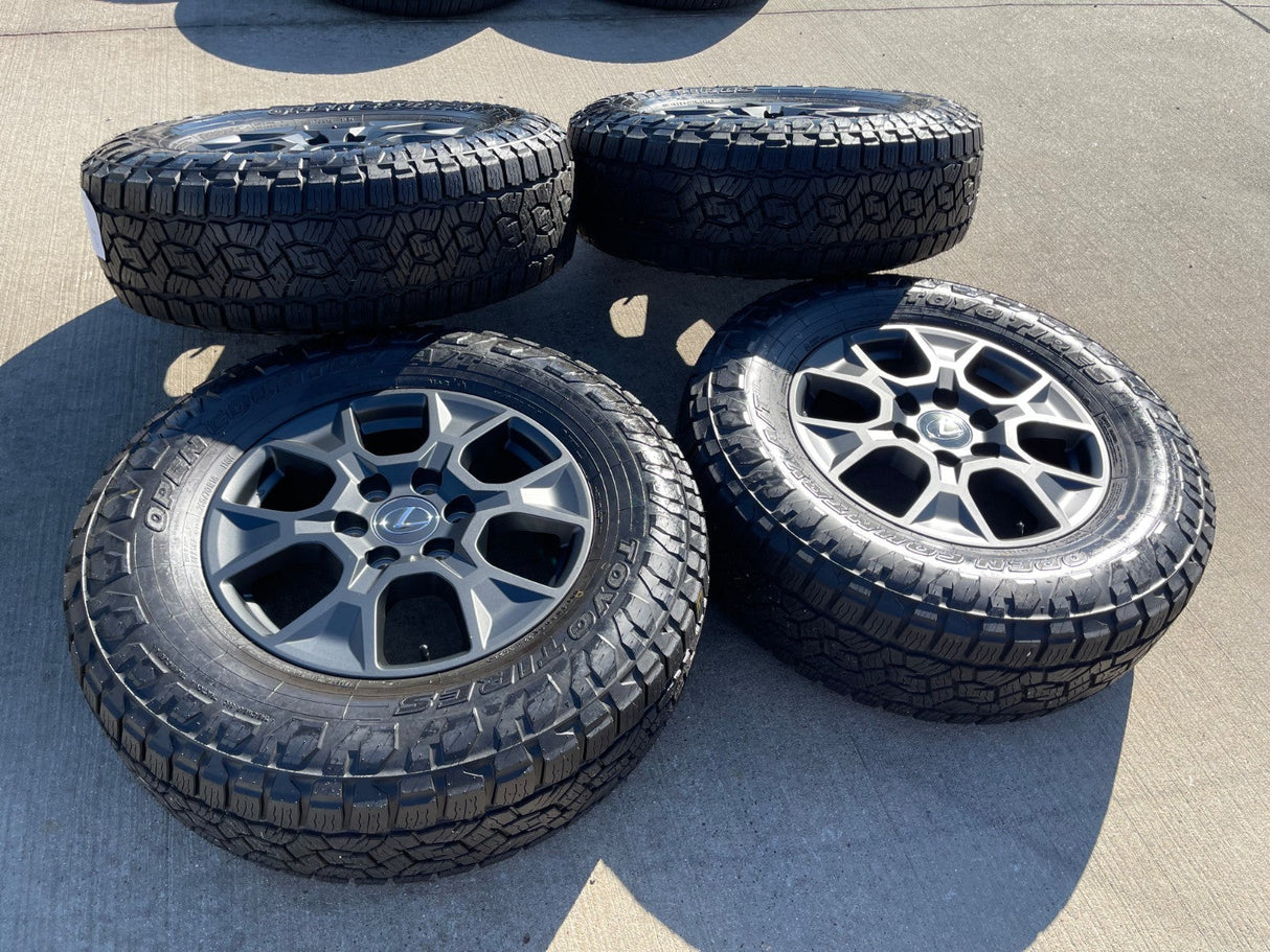 18" Toyota 4Runner Land Cruiser TRD Tundra OEM 10544 wheels rims GX550 TOYO NEW Texas Truck Tire