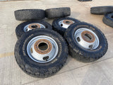 (6) 17" Ford F-350 Dually OEM rims wheels 3615 99016 tires BFG KO2 A/T Texas Truck Tire