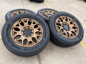 22" Hummer EV HEV 2500 OEM 8x165 14094 wheels rims 2024 2025 2026 NEW GOODYEAR Texas Truck Tire